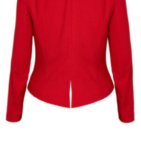 City Chic Red Women's Jacket - Picture 3 of 10